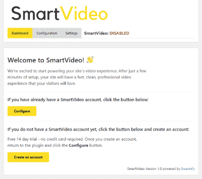 WordPress video plugin screenshot