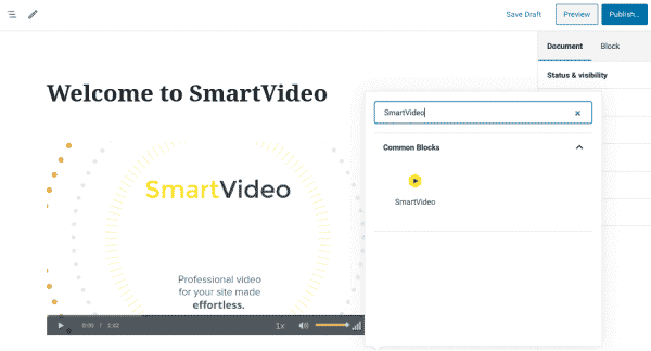 SmartVideo WordPress plugin installation