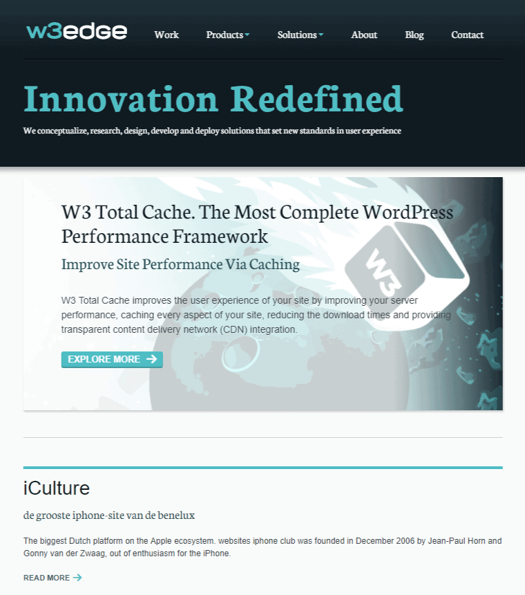 W3 Edge - W3 Total Cache